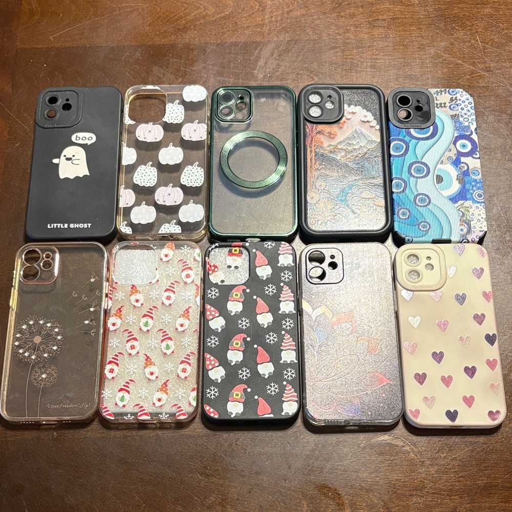 10 Assorted iPhone 12 Cases